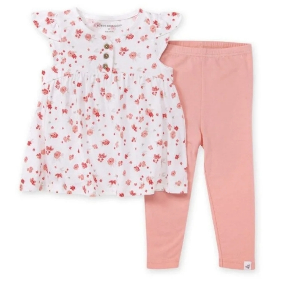 Burts Bee's baby 2 piece set NWT 0-3MONTH NWT